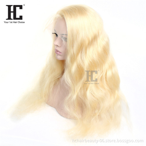 613 Blonde Wig 13*4 Body Wave 613 Lace Front Wig 150% Lace Front Brazilian Human Hair Wigs Pre-Plucked With Baby Hair For Women